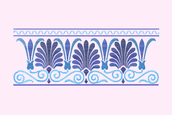 Blue Arabesque Border: A Designer’s Review