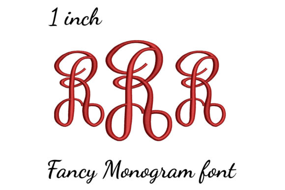 R Monogram Font Fancy Review for Apparel