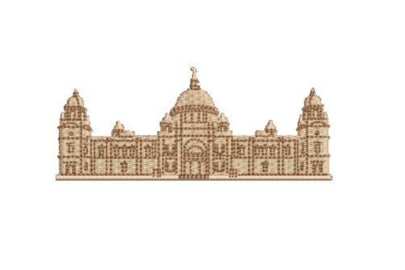 Reviewing the Victoria Memorial Embroidery Design