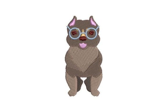 Stitching Attitude: Reviewing the Pitbull Wearing Glasses Design